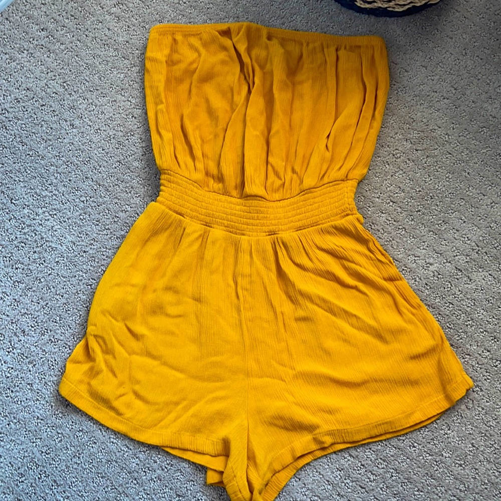Mustard colored romper